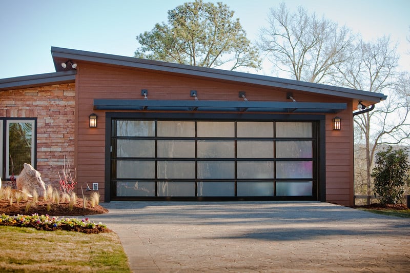 Full-View Glass Garage Door